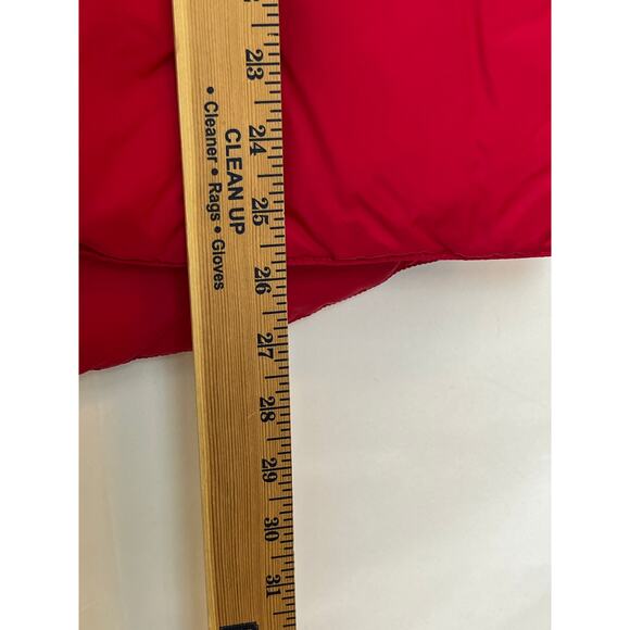 Lands’ End Men’s Large 42-44 Red Button Down Vest 95694 Sleeveless Casual Retro - Picture 6 of 6